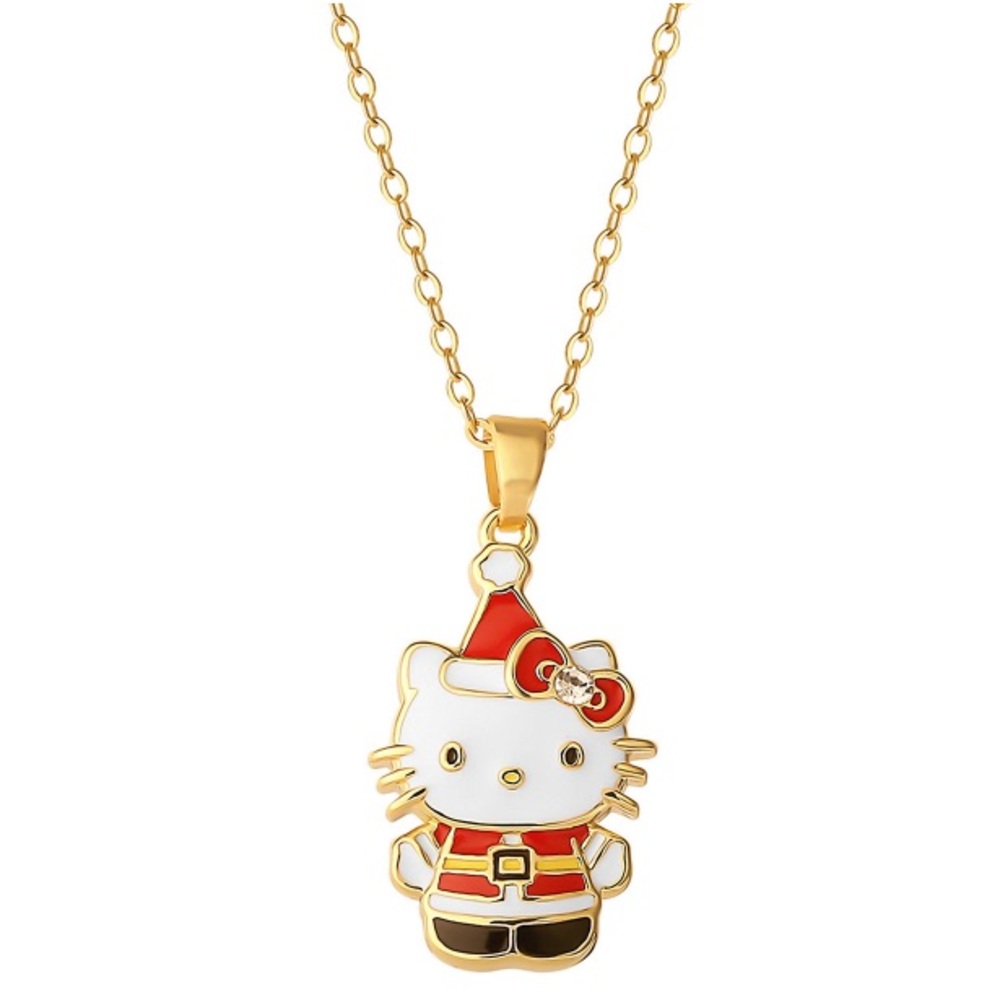 Hello Kitty NEW Christmas Pendant Necklace